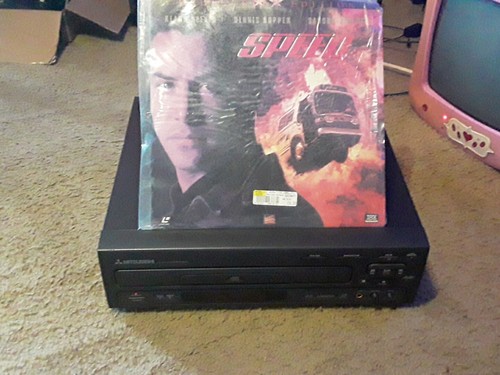 Mitsubishi laserdisc player - laserdisc, cd